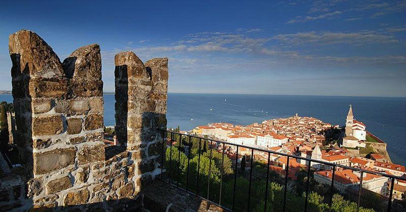 Apartmaji, Sobe - Obzidje Hotell Piran Exteriör bild